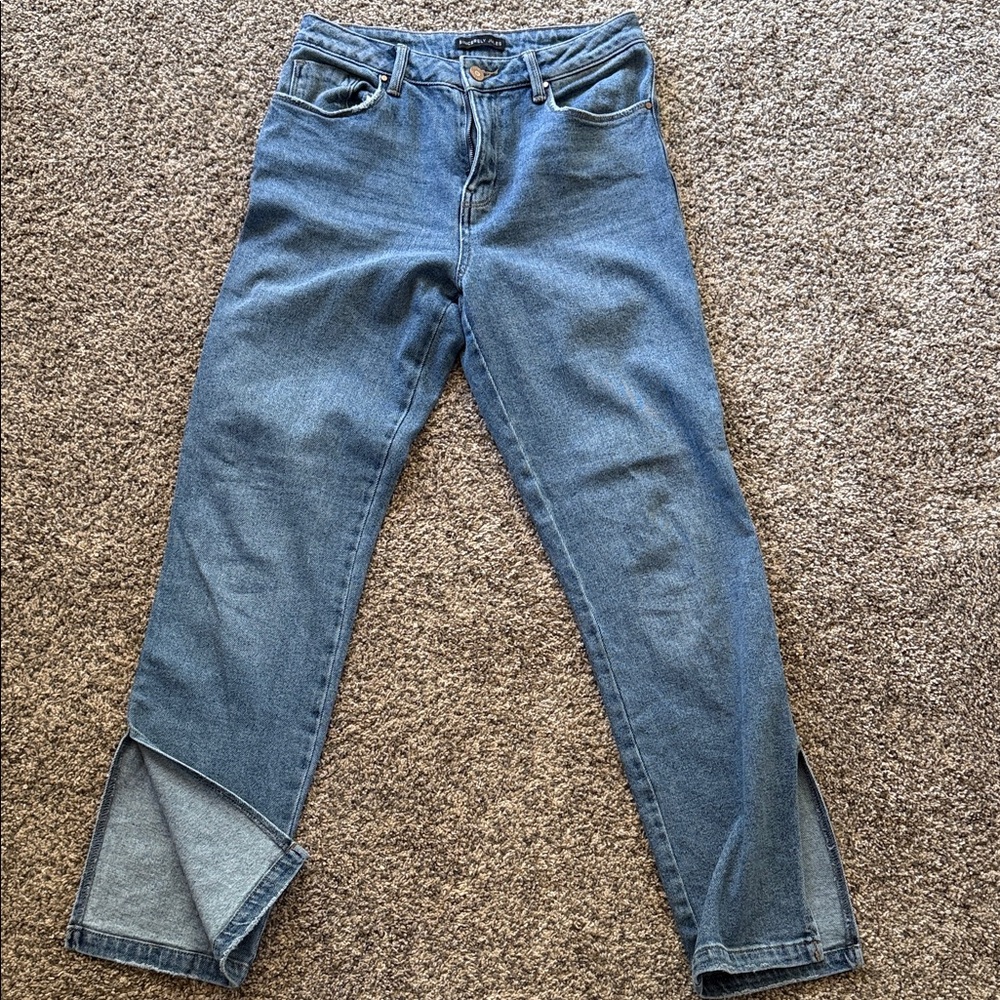 Sincerely Jules Blue Straight Leg Jeans